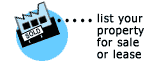 List Your Property For Sale Or Lease...Here...Now!